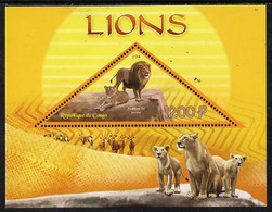 2014 Lions Perf S/sheet Containing One Triangular-shaped Value U/M - Other & Unclassified