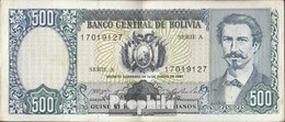 Bolivien Pick-Nr: 165a Gebraucht (III) 1981 500 Pesos Boliv. - Bolivië
