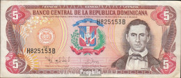 Dominikanische Republik Pick-Nr: 152b Gebraucht (III) 1997 5 Pesos Oro - Dominicana