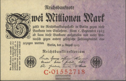 German Empire Rosenbg: 102a, Empire Printing Used (III) 1923 2 Million Mark - 2 Millionen Mark