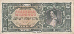 Ungarn Pick-Nr: 127 Gebraucht (III) 1946 100.000 Milpengö - Hongrie