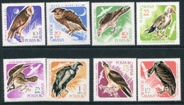 ROMANIA 1967 Owls And Raptors MNH / **.  Michel 2535-75 - Ongebruikt