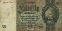 Deutsches Reich Rosenbg: 175a, Udr.-Bst.: M, Serien: A-P, KN 7-stellig Gebraucht (III) 1933 50 Reichsmark - 50 Reichsmark