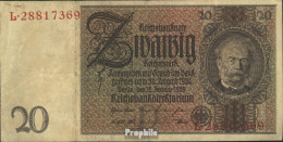 Deutsches Reich Pick-Nr: 174a, Udr.-Bst.: D, Serien: L-P Gebraucht (III) 1929 20 Reichsmark - 20 Mark