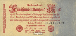 Deutsches Reich Rosenbg: 91a, Reichsdruckerei Gebraucht (III) 1923 500.000 Mark - 500000 Mark