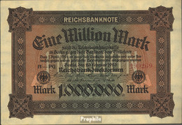 Deutsches Reich Rosenbg: 85a, Wasserzeichen Hakensterne, Braunes Firmenzeichen Gebraucht (III) 1923 1 Mio. Mark - 1 Miljoen Mark