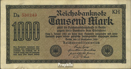 Deutsches Reich Rosenbg: 75o, Wasserzeichen Achterstreifen Gebraucht (III) 1922 1.000 Mark - 1.000 Mark