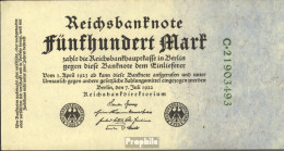 Deutsches Reich Rosenbg: 71c, 8stellige Kontrollnummer Gebraucht (III) 1922 500 Mark - 500 Mark