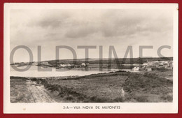 PORTUGAL - VILA NOVA DE MILFONTES - VISTA PARCIAL - 1950 REAL PHOTO PC - Beja