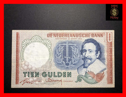 NETHERLANDS  10 Gulden  23.3.1953  P. 85    VF + - 10 Gulden