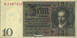 Deutsches Reich Rosenbg: 173b, Udr.-Bst. K ,G-M, Wz. Thaer Gebraucht (III) 1929 10 Reichsmark - 10 Mark