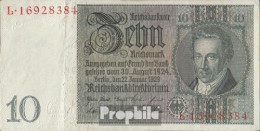 Deutsches Reich Rosenbg: 173a Udr.- Bst. B, Serien: G-M, Wz. Thaer Gebraucht (III) 1929 10 Reichsmark - 10 Mark