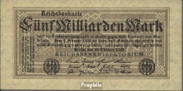 Deutsches Reich Rosenbg: 120e, Ohne Kontrollnummer Ohne Firmenzeichen Gebraucht (III) 1923 5 Milliarden Mark - 5 Milliarden Mark