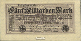 Deutsches Reich Rosenbg: 120d, Ohne Kontrollnummer Mit Firmenzeichen Gebraucht (III) 1923 5 Milliarden Mark - 5 Miljard Mark