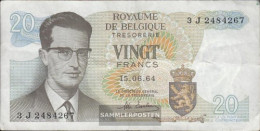 Belgium Pick-number: 138, Signature 19 Used (III) 1964 20 Francs - Otros & Sin Clasificación