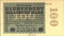 Deutsches Reich Rosenbg: 106b, Reichsdruckerei Wasserzeichen Kreuzblüten Gebraucht (III) 1923 100 Mio. Mark - 100 Millionen Mark