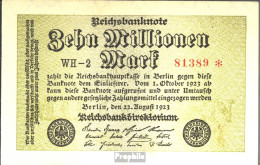 Deutsches Reich Rosenbg: 105e, Wasserzeichen Gitter Mit 8, 5-stellige Kontrollnummer Gebraucht (III) 1923 10 Millionen M - 10 Miljoen Mark