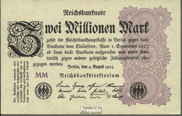 Deutsches Reich Rosenbg: 103e, Wasserzeichen Wellen Gebraucht (III) 1923 2 Millionen Mark - 2 Mio. Mark