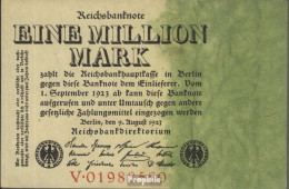 Deutsches Reich Rosenbg: 100 Gebraucht (III) 1923 1 Millionen Mark - 1 Miljoen Mark