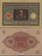 Deutsches Reich Rosenbg: 65a, Druckfarbe Braun, Rotes Siegel Gebraucht (III) 1920 2 Mark - 2 Mark