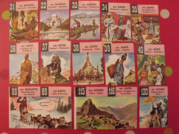 15 Images Album Chocolat Menier "le Tour Du Monde En 120 Images". Lot 448. Vers 1960 - Otros