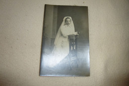 BELLE CARTE PHOTO ...COMMUNION JEUNE FILLE - Communion