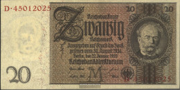 German Empire Rosenbg: 174b, Udr.-Bst. M, Series: B-G, Zwischenform Used (III) 1929 20 Reichsmark - 20 Mark
