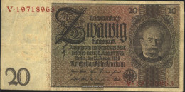 German Empire Rosenbg: 174a, Udr.-Bst.: C, Series: V-z Used (III) 1929 20 Reichsmark - 20 Mark