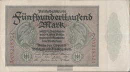 German Empire Rosenbg: 87b, Empire Printing 8stellige Kontrollnummer Used (III) 1923 500.000 Mark - 500000 Mark