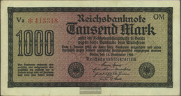 German Empire Rosenbg: 75q, Watermark Shaft 6stellige Kontrollnummer Used (III) 1922 1.000 Mark - 1.000 Mark