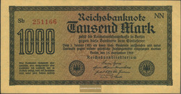 German Empire Rosenbg: 75d, Watermark Dornen Used (III) 1922 1.000 Mark - 1000 Mark
