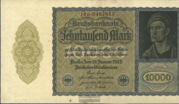 German Empire Rosenbg: 69d, Privatfirmendruck 7stellige Kontrollnummer Used (III) 1922 10.000 Mark - 10.000 Mark