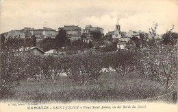 13 Bouches Du Rhône Le Vieux Quartier St Julien De Marseille Vu Des Bords Du Canal - Saint Barnabé, Saint Julien, Montolivet