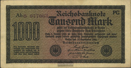 German Empire Rosenbg: 75k, Watermark Cabbage 6stellige Kontrollnummer Used (III) 1922 1.000 Mark - 1000 Mark