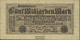 German Empire Rosenbg: 120e, Without Kontrollnummer Without Firmenzeichen Used (III) 1923 5 Billion Mark - 5 Milliarden Mark