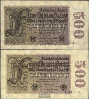 German Empire Rosenbg: 109h, Watermark Stars With S Is Used (III) 1923 500 Million Mark - 500 Miljoen Mark