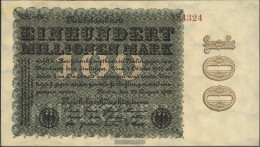 German Empire Rosenbg: 106u, Watermark Stars With S Used (III) 1923 100 Million Mark - 100 Mio. Mark