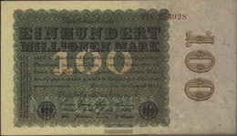 German Empire Rosenbg: 106c, Privatfirmendruck Watermark Eichenlaub Used (III) 1923 100 Million Mark - 100 Mio. Mark