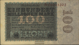 German Empire Rosenbg: 106a, Empire Printing Watermark Eichenlaub Used (III) 1923 100 Million Mark - 100 Mio. Mark