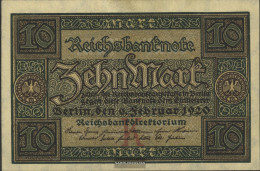 German Empire Rosenbg: 63b, 8stellige Kontrollnummer Used (III) 1920 10 Mark - 10 Mark