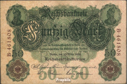 Deutsches Reich Rosenbg: 25a, 6stellige Kontrollnummer Gebraucht (III) 1906 50 Mark - 50 Mark