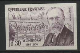 N° 1277 ESSAI NON DENTELE ANDRE HONNORAT. 30ct Violet. Neuf * (MH). TB. - Essais De Couleur 1945-…