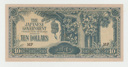 Malaya (Japanese Occupation) 10 Dollars 1944 P-M7c UNC - Maleisië