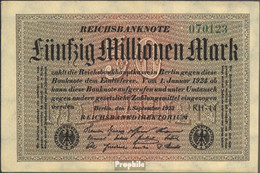 Deutsches Reich Rosenbg: 108k, Wasserzeichen Sterne Mit S Darin Gebraucht (III) 1923 50 Millionen Mark - 50 Miljoen Mark