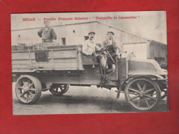 ATTENTION REEDITION  -  Carte Sedan - Famille François Sabatier :"Théophile Le Limonadier " Camion Ancien - Sedan