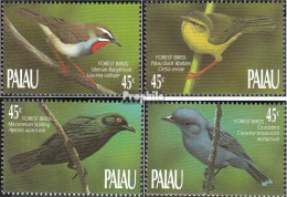 Palau-Inseln 347-350 (kompl.Ausg.) Postfrisch 1990 Vögel - Palau