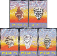 Palau-Inseln 273-277 (kompl.Ausg.) Postfrisch 1989 Meeresschnecken - Palau