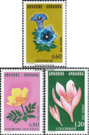 Andorra - French Post 266-268 (complete Issue) Unmounted Mint / Never Hinged 1975 Flowers - Booklets