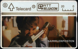 Belgium 290 20 Units Used Child On Phone - Altri & Non Classificati
