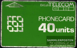 United Kingdom 250 40 Units, D 19 Used 1990 Phonecard - Autres & Non Classés